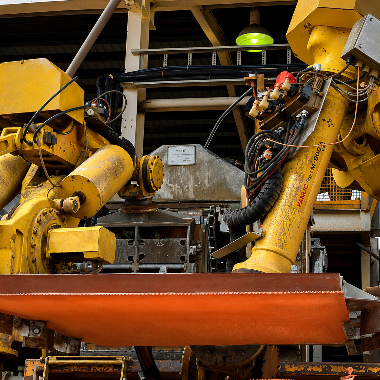 Copper production backed by infrastructure — Figma reference Industrial processing equipment